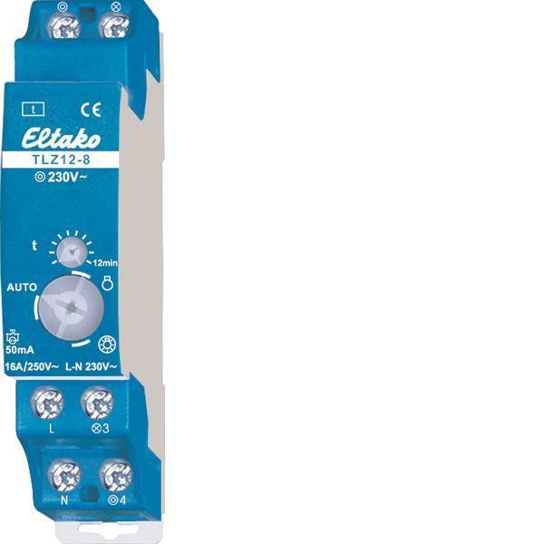 Eltako TLZ12-8 Treppenlicht Zeitschalter (V) 1S n.potenzialfrei 16A 23100934 Install.Baumaterial