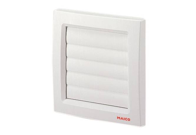 MAICO Verschlussklappe AP100 selbsttätig weiss Install.Baumaterial Ventil.Jalou.Mot.Ex-