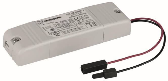 BRUM LED-Konverter 350mA 0-15W 17613000 Plug & Play 115x34x19mm Techn.Licht/Wohnraum