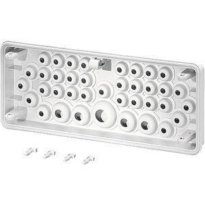 HENS Anbauflansch mit MIFP38 Elastischen Dichtmembranen Install.Baumaterial Zählerschr./Verteilg