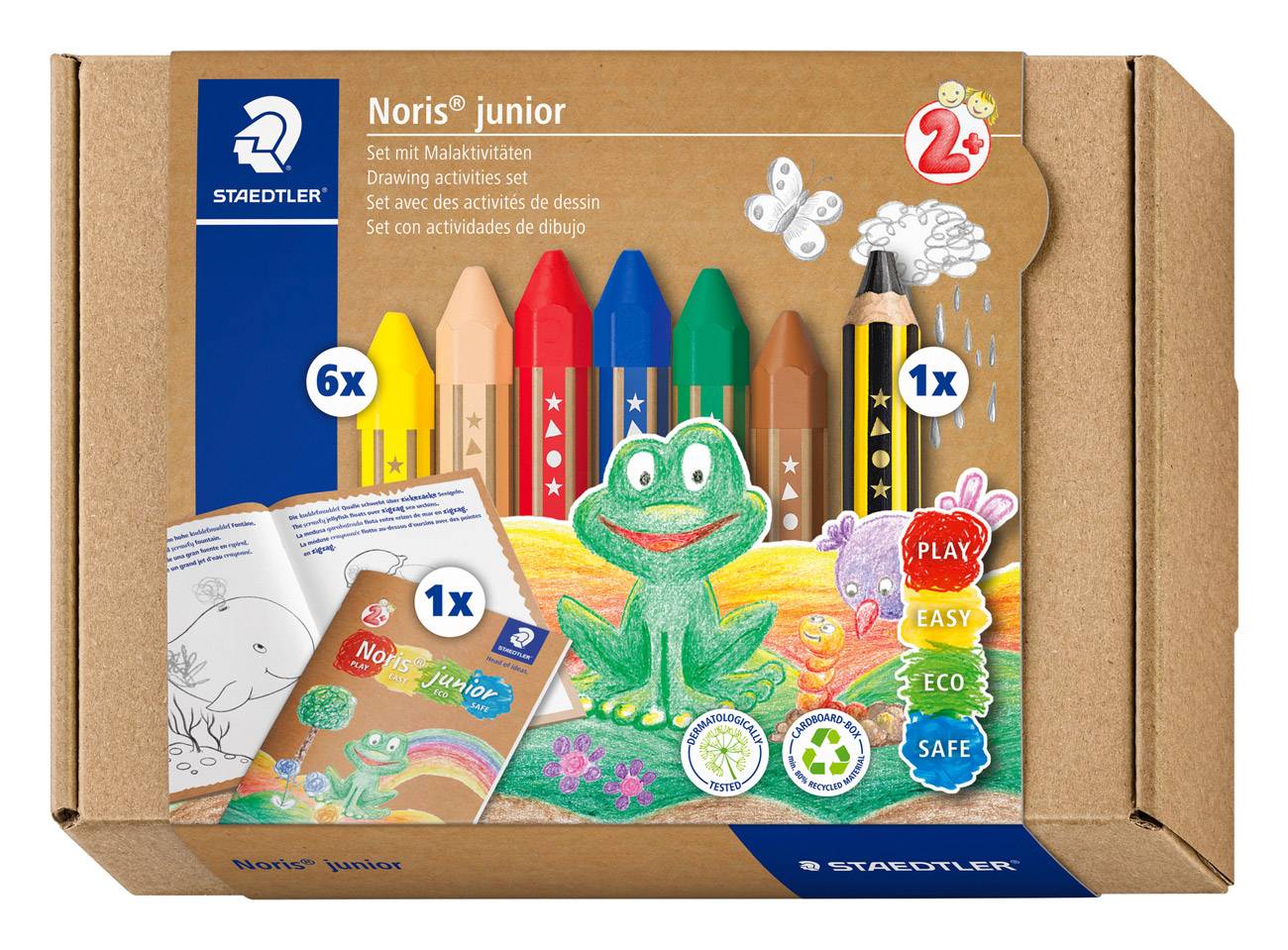 STAEDTLER Wachsmalkreide Noris junior Bastel-Set retail Multimedia-Technik Zeichnen,Malen,Basteln