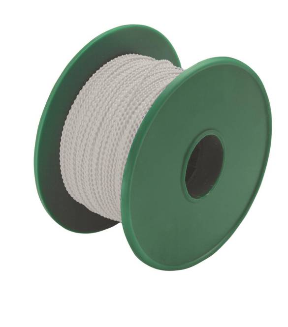 Cimco Plombendraht Kunststoff weiß 100m auf Spule 0,5x0,6Ã˜mm 140778 Install.Baumaterial Werkzeug