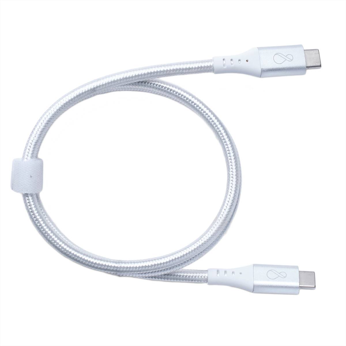 BACHMANN Ochno USB-C Kabel gerade 0,7m silber Steckdosenleisten OCHNO Plug and Play Konzept