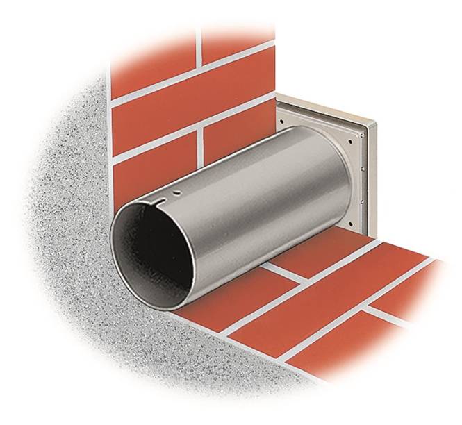 HELI Wandeinbausatz d=110mm WES 90/100 Install.Baumaterial Ventil.Jalou.Mot.Ex- Ventil.Jal.Mot.Ex-Ma