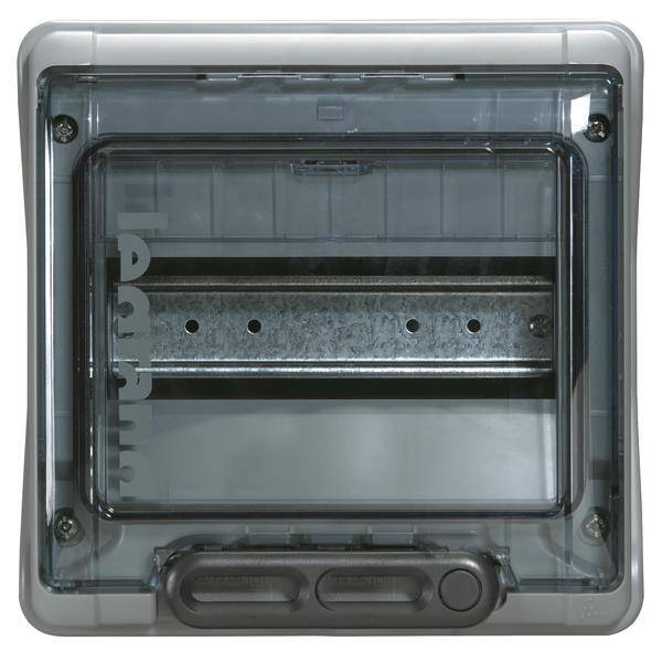 Legrand 601978 AP Feuchtraumverteiler PlexoÂ³ IP65 IK09 1-reihig 8Module Install.Baumaterial