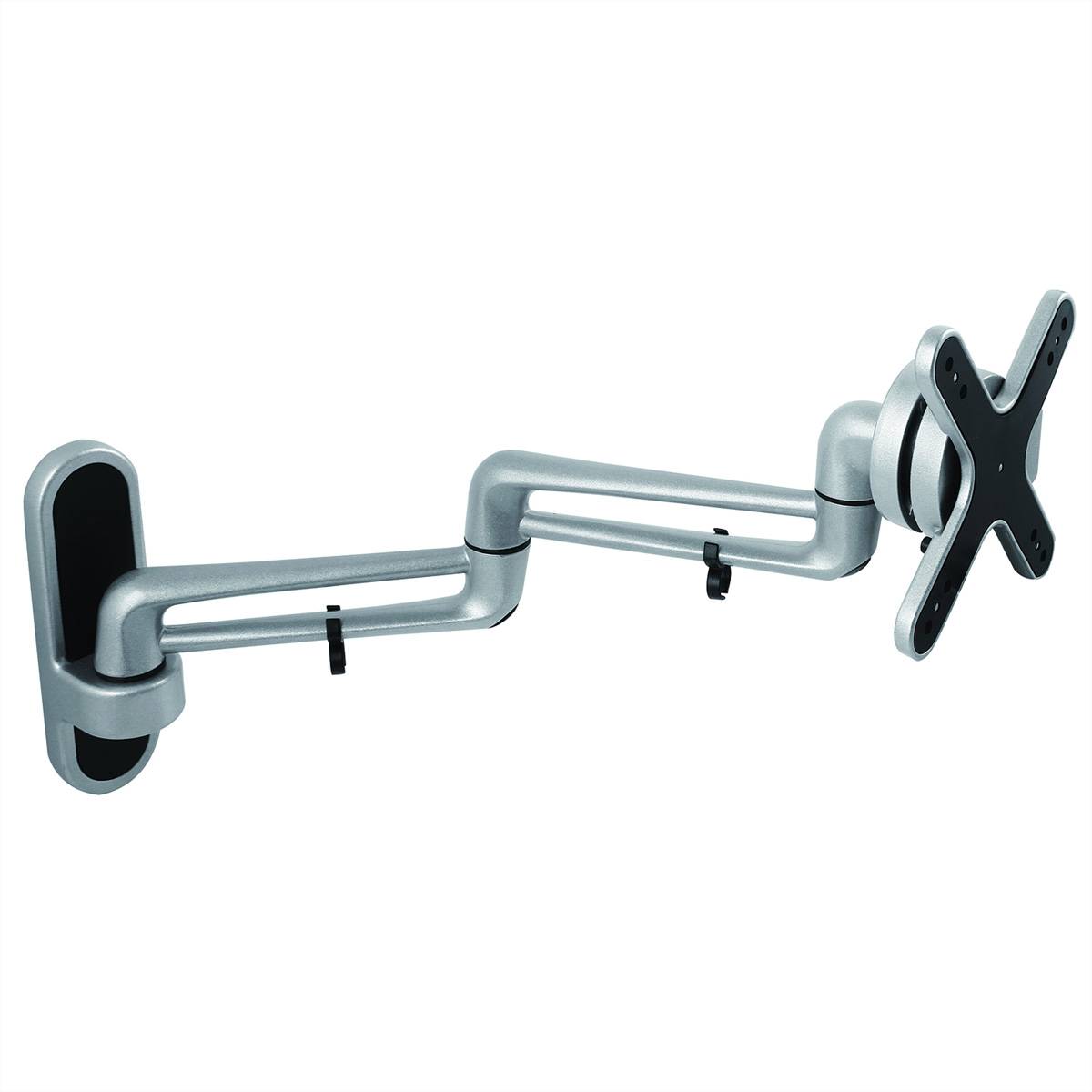 VALUE LCD-Befestigung, Wandmontage, 4 Gelenke, bis 27 Zoll, bis 15 kg LCD-Monitorarme Monitorarm,