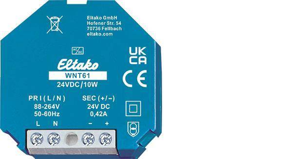 Blaues Gerät mit der Bezeichnung 