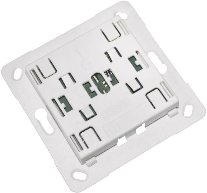 ELDAT Wandtaster Easy- RTS22E5002A11-02K wave 868MHz Format 55 für Einzelwippe Install.Baumaterial