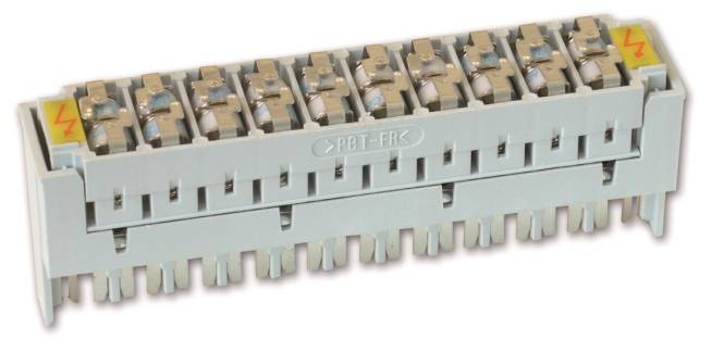 CobiNet 104233 LSA-ÜsAg-Magazin 2/10 8x6 2p 230V 10kA Fail-Safe Bauform H Install.Baumaterial