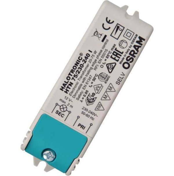 OSR Halotronic Nano HTN 75/230-240 I 75VA 20-75W 104x33x22mm Techn.Licht/Wohnraum LeuchtenzubehÃ¶r