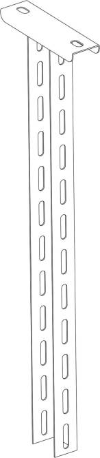 Legrand 348366 Stiel U55 600 7kN 270Nm tauchfeuerverzinkt Install.Baumaterial Verlegesys/Verbi.Mat