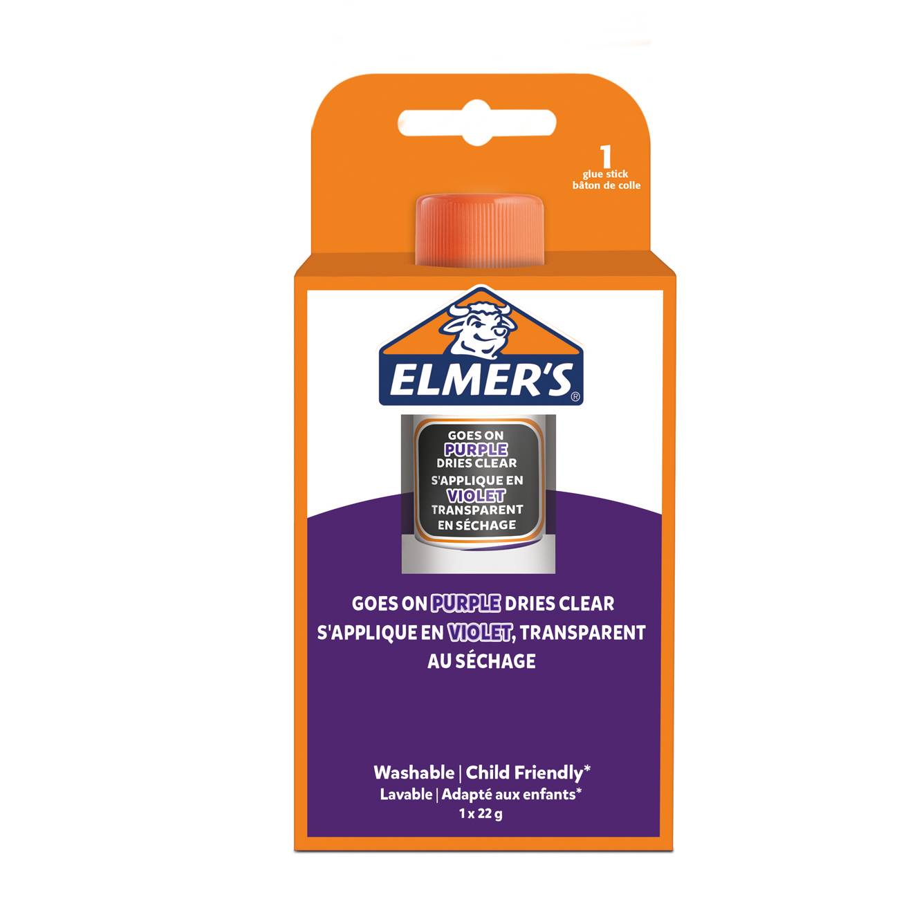 Elmers Klebestift Disappearing Purple 22G - 1er Blister Multimedia-Technik Zeichnen,Malen,Basteln