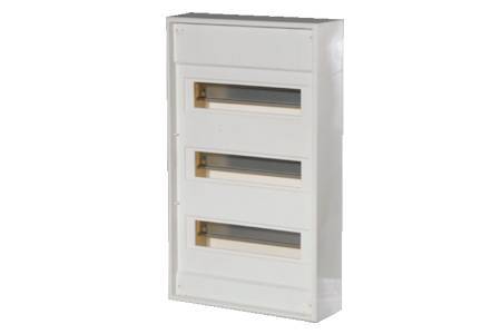 f-tronic AP Kleinverteiler 3r VISION36+6 m.Steckklemme o.TÃ¼r 7220211 Install.Baumaterial