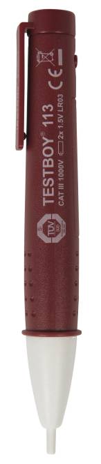 Testboy Spannungstester Testboy113 berührungslos mit akustischer Anzeige Install.Baumaterial