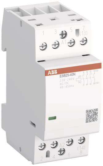 ABB Inst.-Schütz 230-240V 25A 2S/2Ö brummfrei ESB25-22N-06 Install.Baumaterial