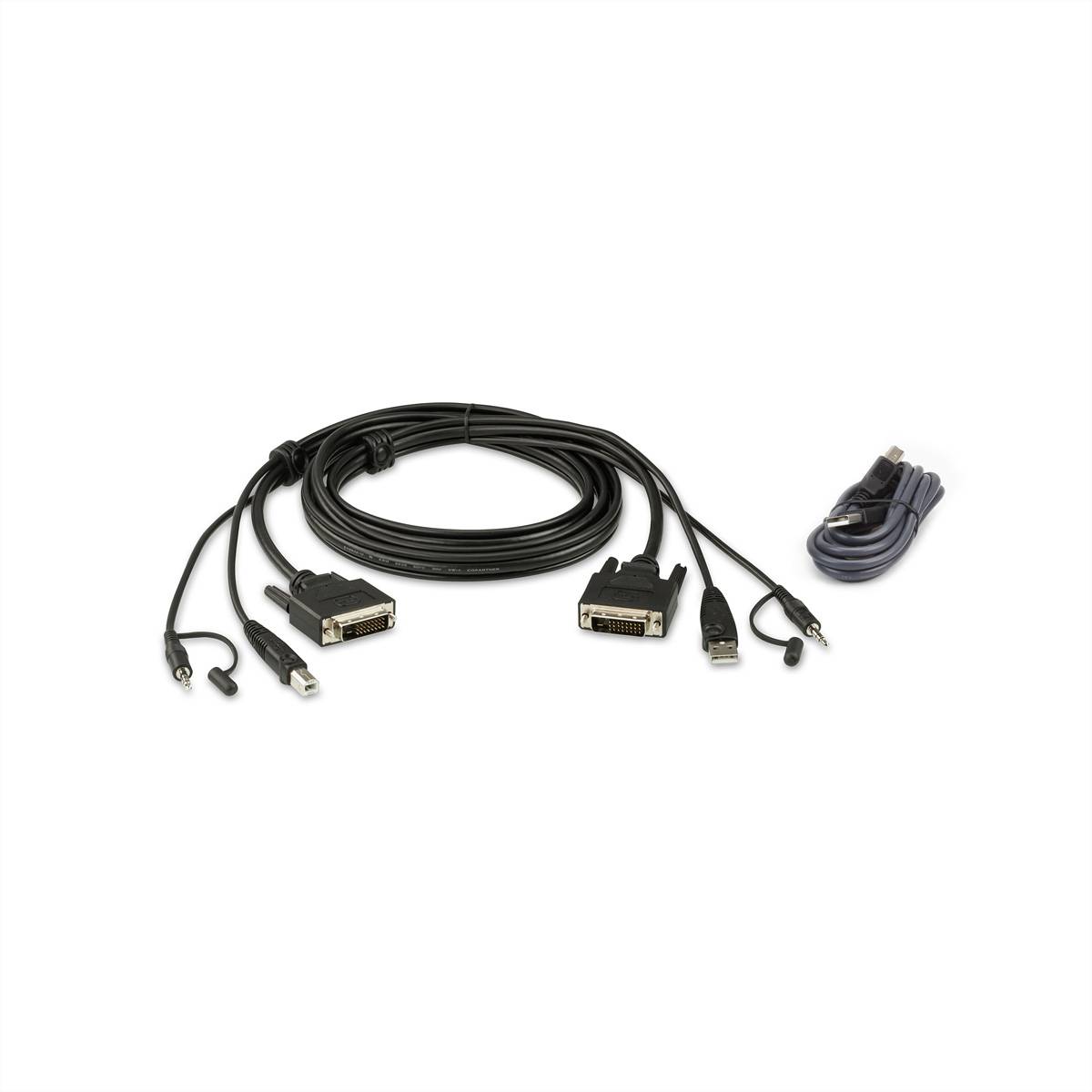 ATEN 2L-7D02UDX2 USB DVI-D Dual-Link Secure KVM Kabel Set Adapter- / Konverterkabel
