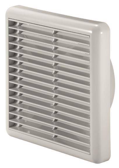 HELI Lüftungsgitter NW=150/160mm G 160 weiss Install.Baumaterial Ventil.Jalou.Mot.Ex-