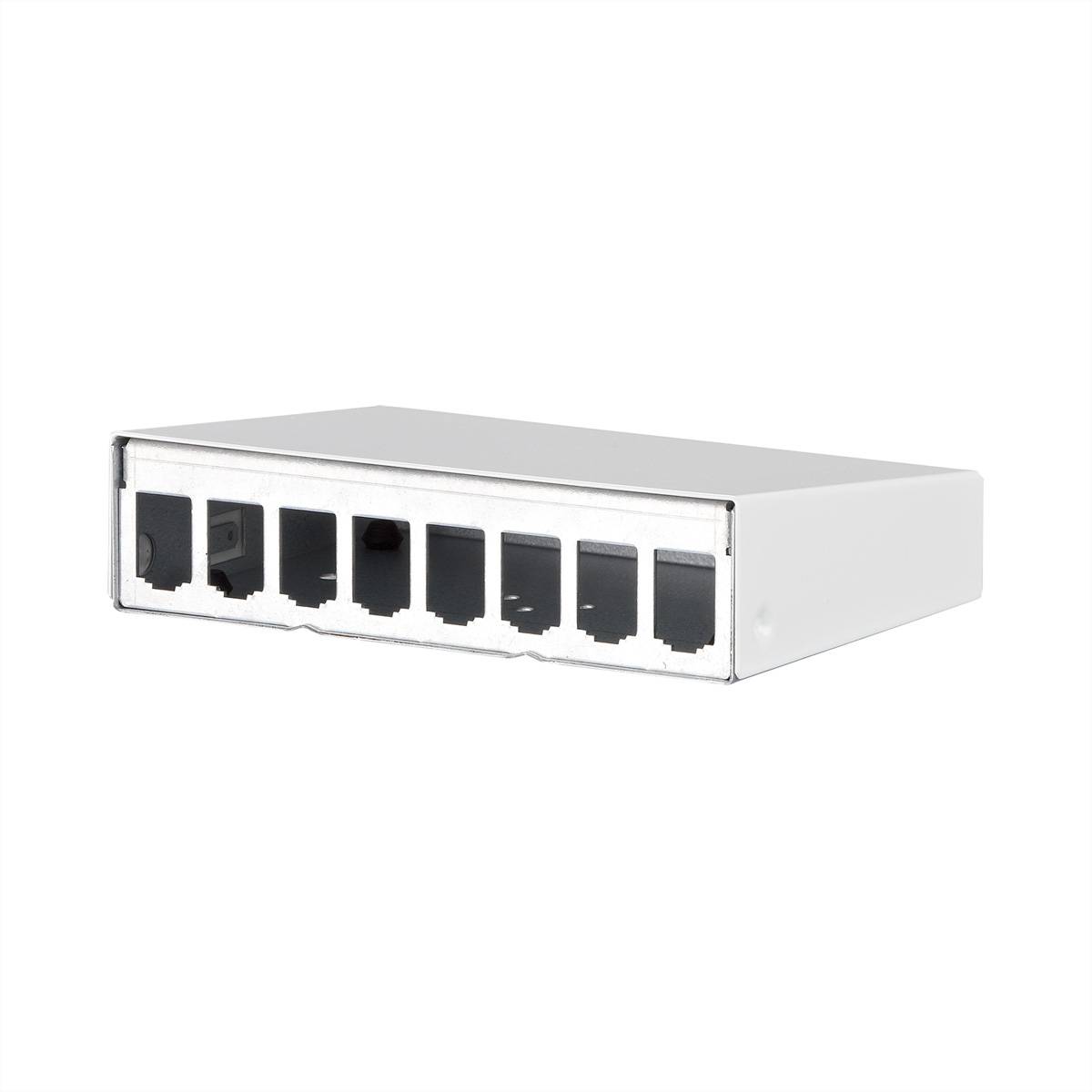 METZ CONNECT Modul AP-Gehäuse 8 Port reinweiß RAL9010 Netzwerkkomponenten Industrial Networking
