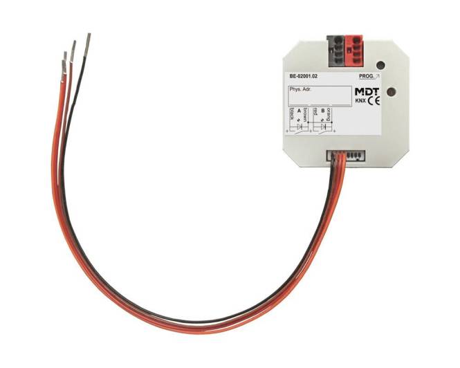 MDT Tasterschnittstelle / BE-02001.02 Tasterinterface 2-fach UP Ausführung Install.Baumaterial KNX