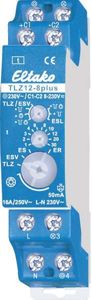 Eltako TLZ12-8plus Treppenlicht (V) Zeitschalter 1S 16A 23100832 Install.Baumaterial