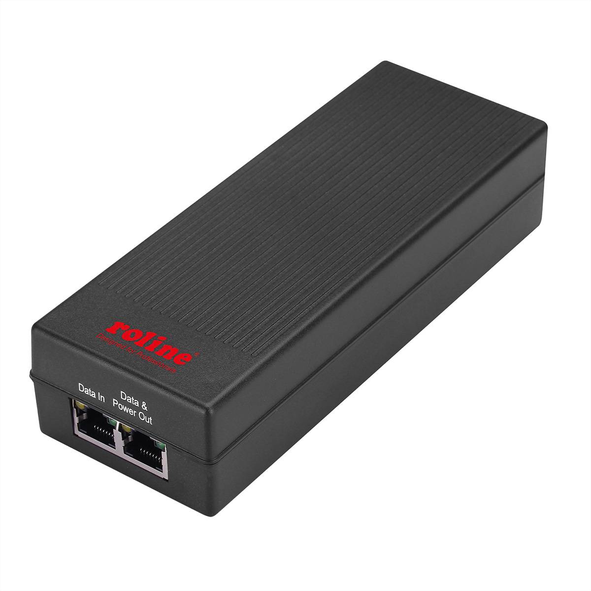 ROLINE Gigabit PoE Injektor, 30W PoE Adapter PoE Injektor