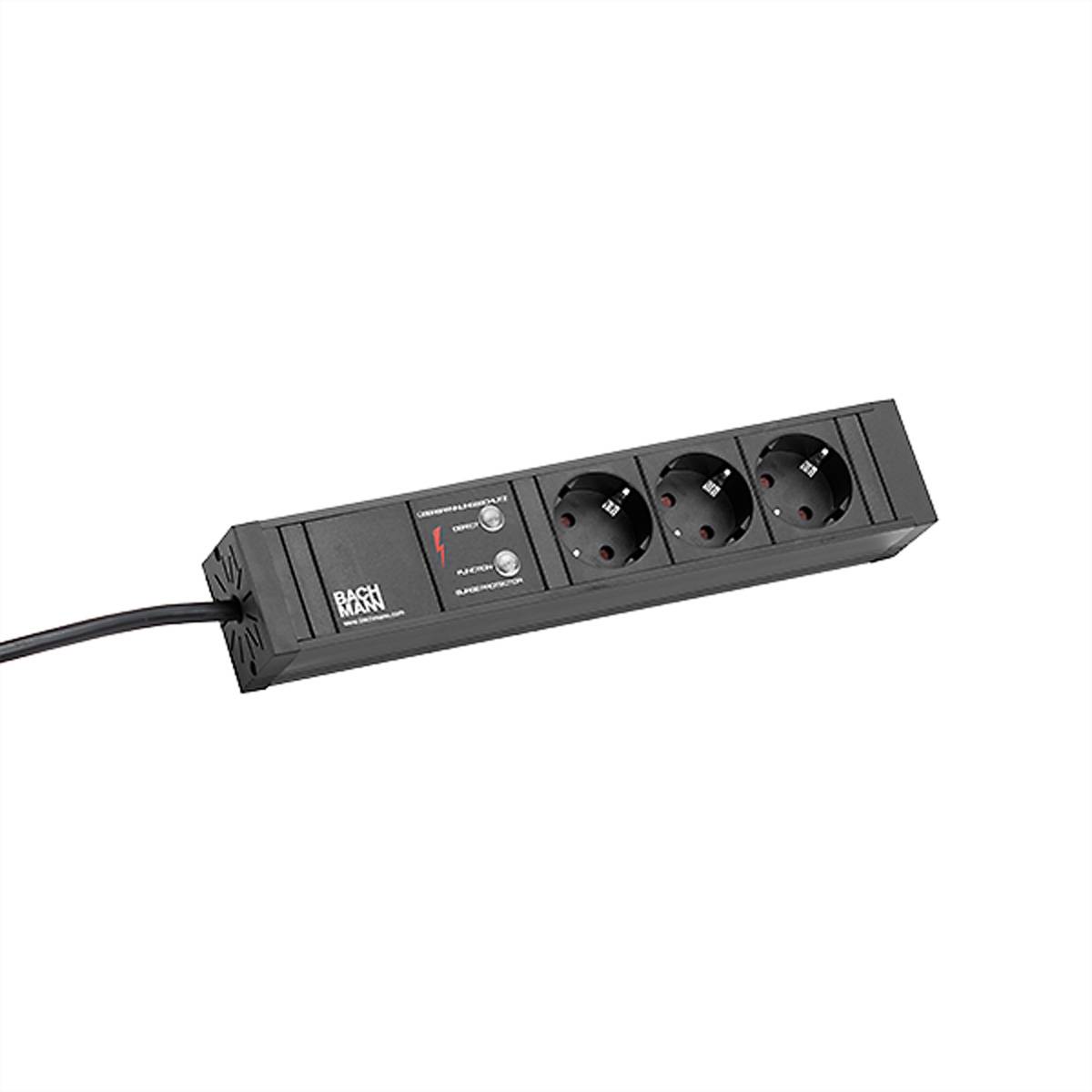 BACHMANN CONNECT LINE 3xSchutzkontakt, ÜSS Steckdosenleisten Steckdosenleiste