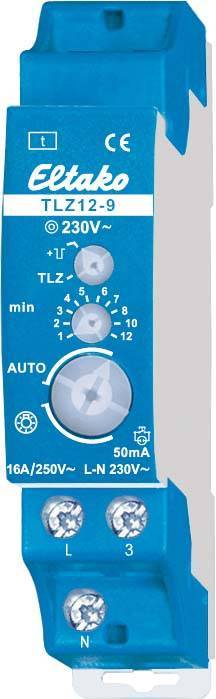 Eltako TLZ12-9 Treppenlicht Zeitschalter 1S n.potenzialfrei 16A 23100836 Install.Baumaterial