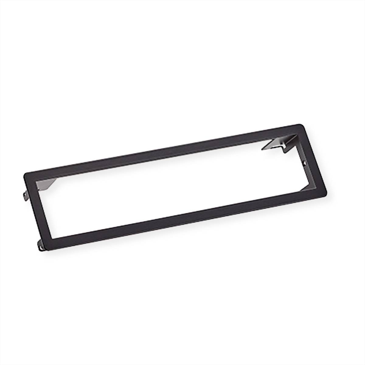 BACHMANN POWER FRAME Einbaurahmen Medium 4-fach, schwarz Steckdosenleisten Einbau-Anschlussfelder