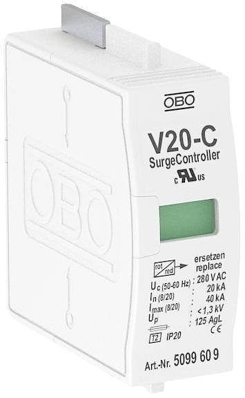 OBO V20-C 0-280 SurgeController V20 Oberteil 280V 5099609 Install.Baumaterial ZÃ¤hlerschr./Verteilg