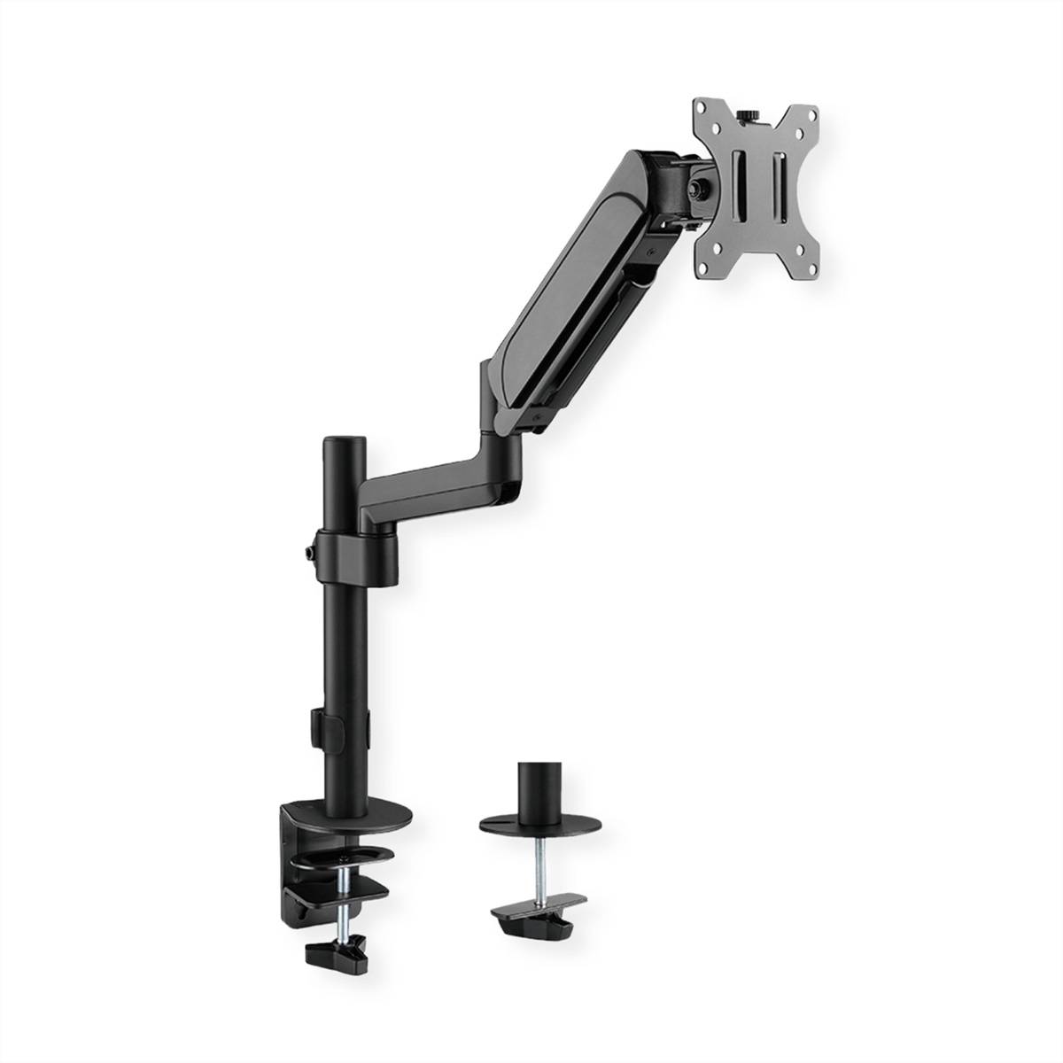 VALUE LCD-Arm Trägerstange, 4 Gelenke, Tischmontage, 17-32 Zoll, bis 9 kg LCD-Monitorarme