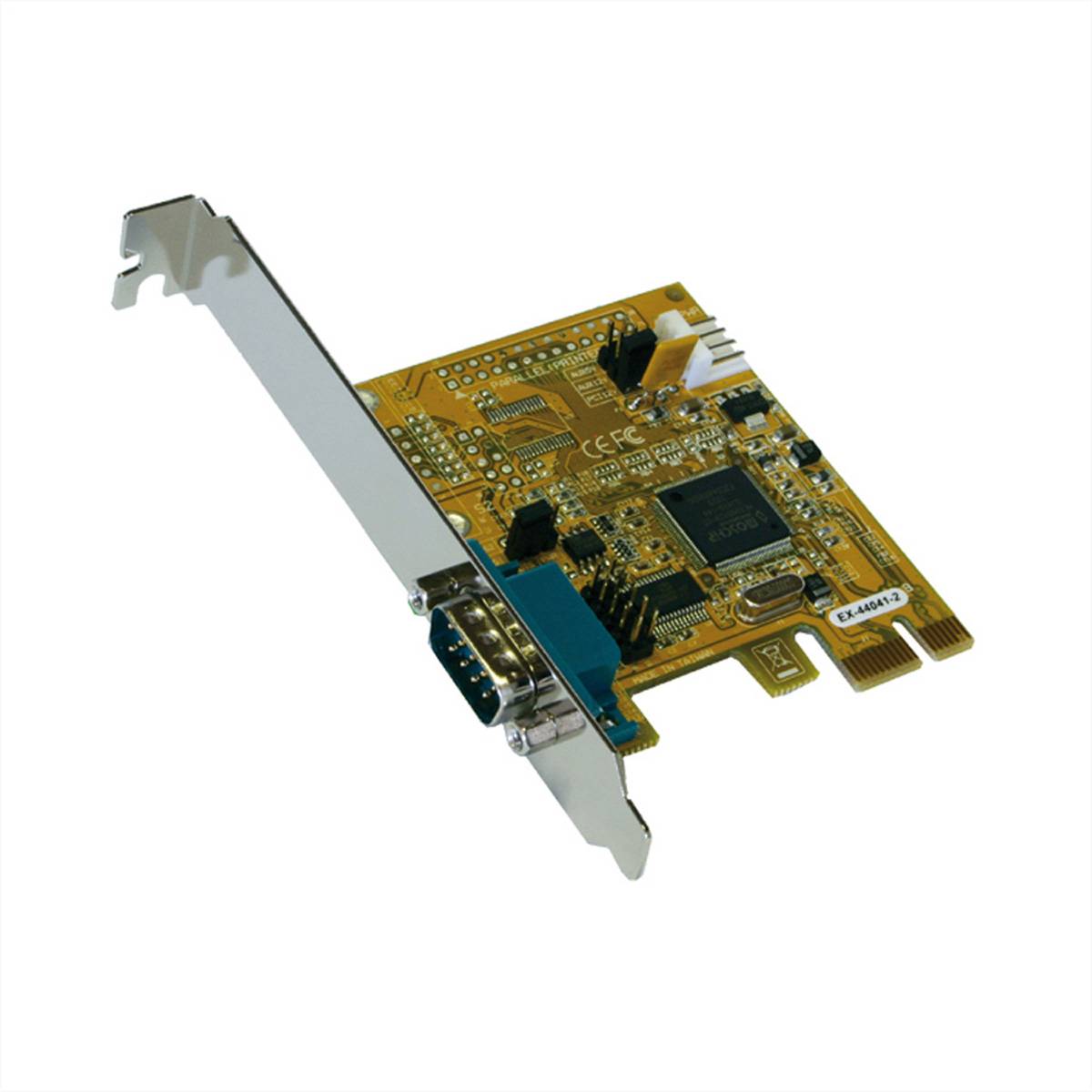EXSYS EX-44041-2 PCI Express x1 Karte 1x seriell RS-232 Schnittstellenkarten