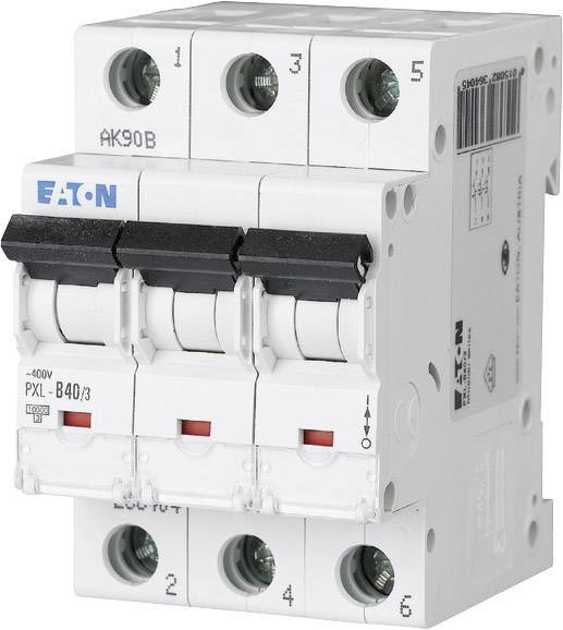 EATON PXL-B40/3 LS-Schalter 40A 236404 3p B-Char Install.Baumaterial ZÃ¤hlerschr./Verteilg