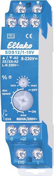 Eltako SDS12/1-10V Steuer-Dimmschalter (V) fÃ¼r EVG 21100800 Install.Baumaterial