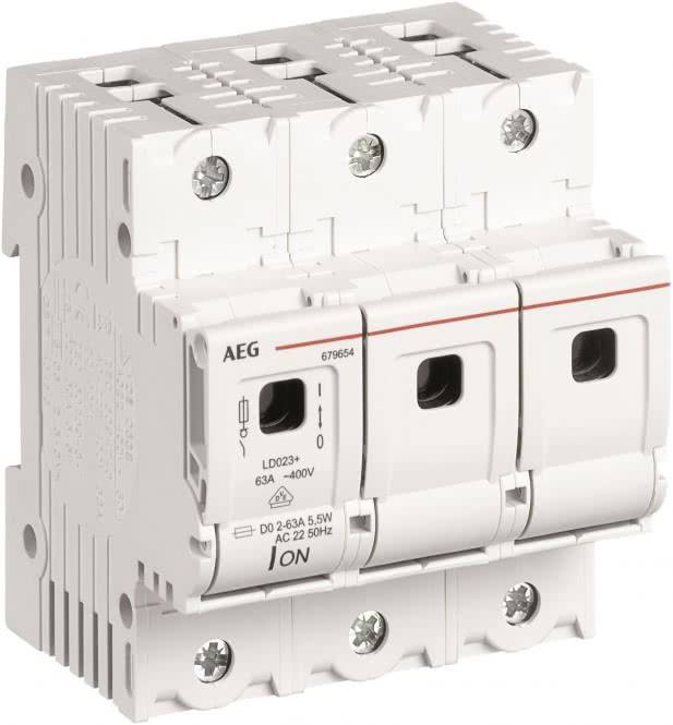 AEG Sich.-Lasttrennschalter LD023+ ** 3x63A 679654 Install.Baumaterial Zählerschr./Verteilg