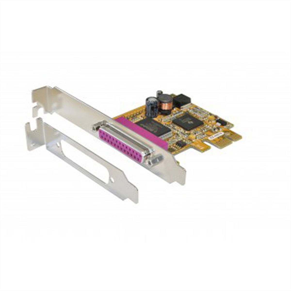 EXSYS EX-44001 PCIe x1 LP 1x parallel EPP inkl. LowProfile Bügel Schnittstellenkarten