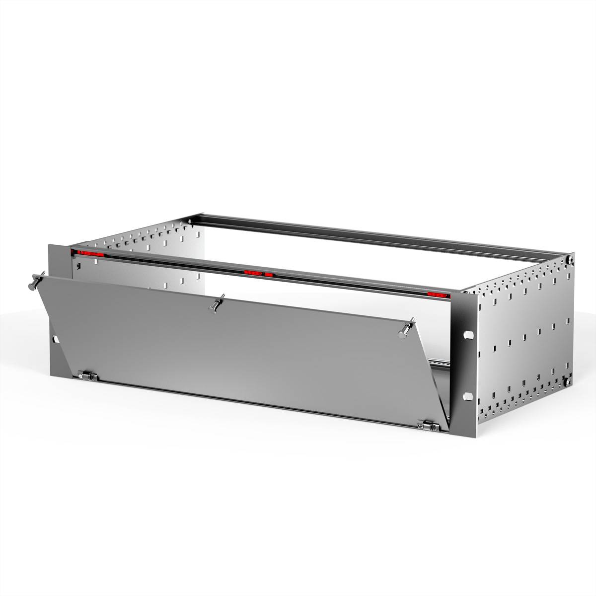 SCHROFF Frontplatte, klappbar - FRONTPLATTE KLAPPB.6HE 84TE 19 SchrÃ¤nke &amp, Ausbauteile