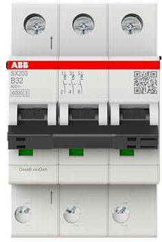 ABB Sicherungsautomat Flexline SX203-B32 B-Charakteristik 6kA 2CDS253003R0325 Install.Baumaterial