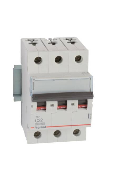 Legrand 404225 TX3 LS-Schalter C 32A 3-polig 10kA 400VAC 3TE Install.Baumaterial