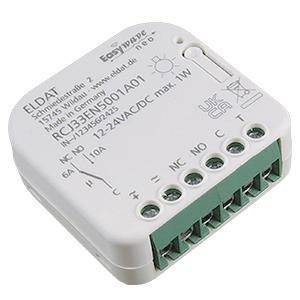 ELDAT Unterputz- RCJ33EN5001A01-K Empfänger 12-24VAC/DC Install.Baumaterial Schaltermat/Geb.Steu