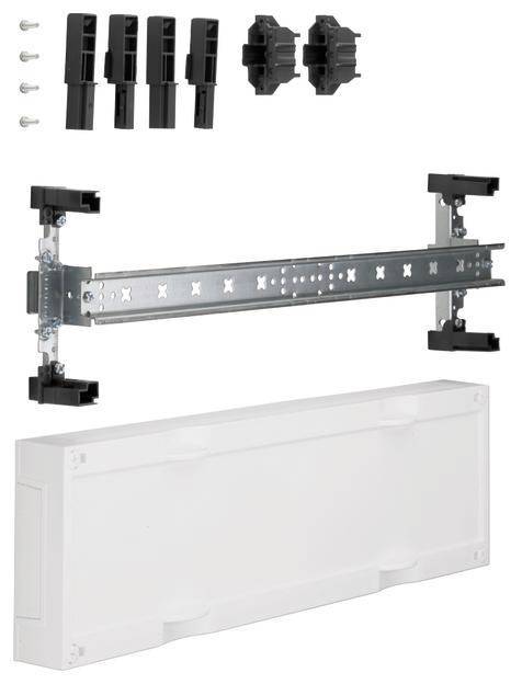 Hager Baustein universN 150x500mm UD12A1 f.Reihenklemmen waagerecht Install.Baumaterial