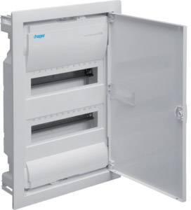 Hager Kleinverteiler Volta UPV VU24NC ** 2x12PLE IP30 TÃ¼r Install.Baumaterial ZÃ¤hlerschr./Verteilg