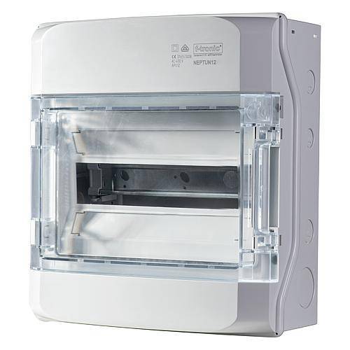 f-tronic AP Feuchtraumverteiler NEPTUN12 IP65 7270001 1-reihig Install.Baumaterial