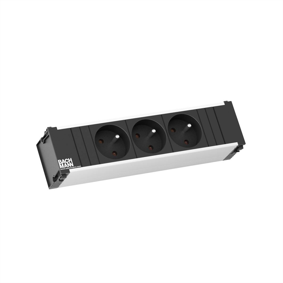 BACHMANN CONI 3xUTE 0,2m GST18 Steckdosenleisten Einbau-Anschlussfelder