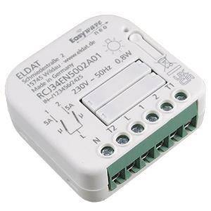 ELDAT UP-Empfänger RCJ34EN5002A01-K Easyw.neo 230V 2x Schließer Tasteingang Install.Baumaterial