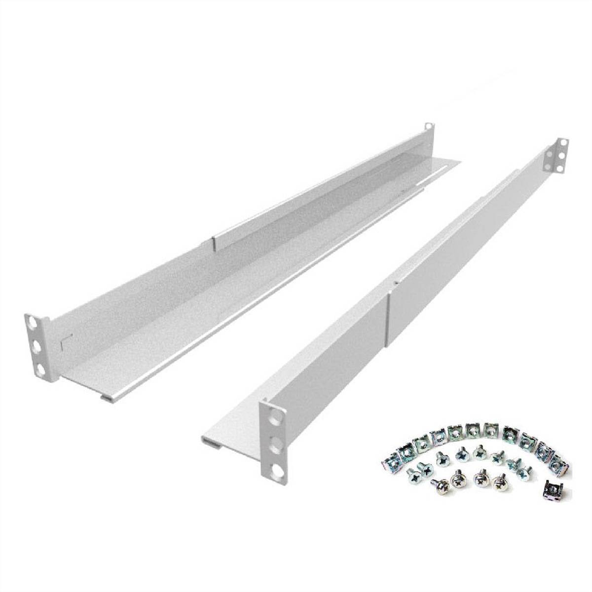 ROLINE USV 19''-Rail Kit 1/2/3 HE 60-90 cm, grau USV-Zubehör Montageadapter