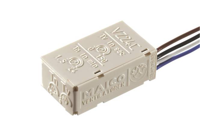 Ein kleines beiges elektronisches Timer-Modul mit der Bezeichnung „VZ24C