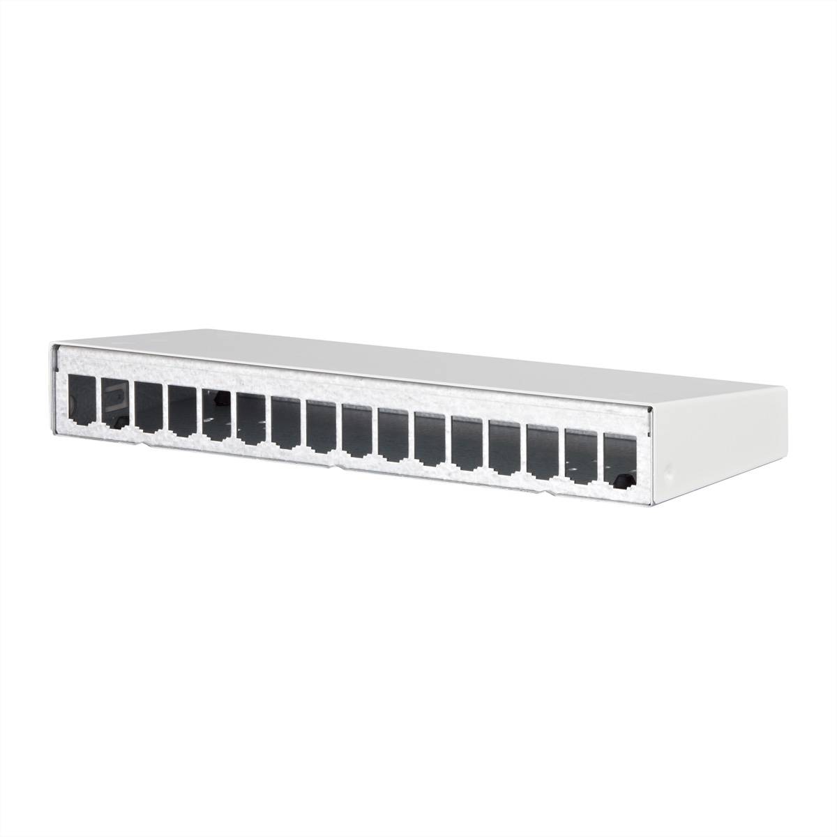 METZ CONNECT Modul AP-Gehäuse 16 Port reinweiß RAL9010 Netzwerkkomponenten Industrial Networking