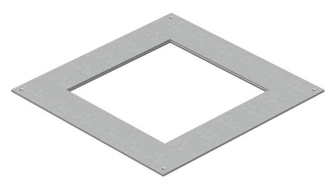 OBO DUG 250-3 9 Montagedeckel 250-2/3 f. ** GES9 282x282x4 St FS 7400467 Install.Baumaterial