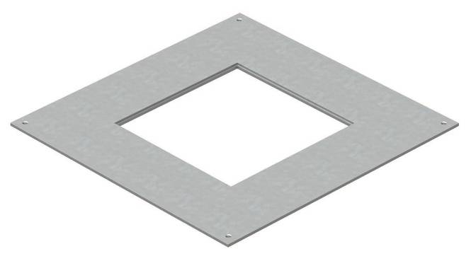 OBO DUG 250-3 4 Montagedeckel 250-2/3 f. ** GES4 282x282x4 St FS 7400459 Install.Baumaterial