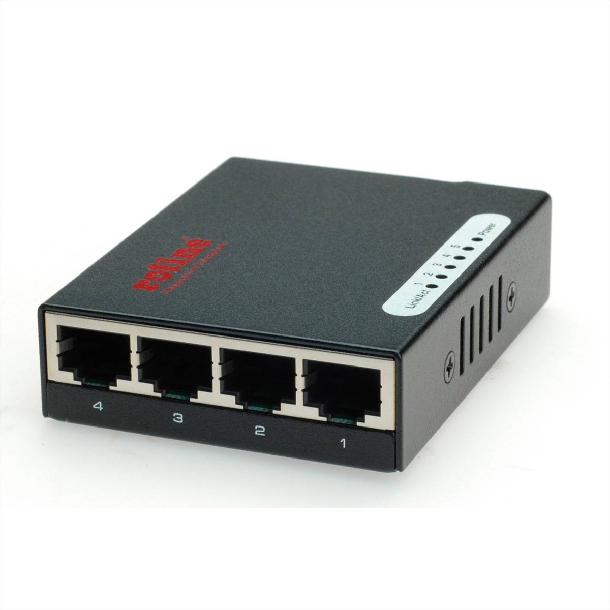 ROLINE Fast Ethernet Switch, Pocket, 5 Ports Netzwerk-Infrastruktur Switches
